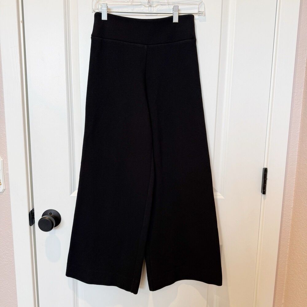 Cos Womens Wide Leg Pants Size XS Scandi Minimalist Neutral Quite Luxury Black